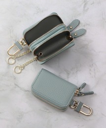 Blanc Pomme（ブランポム）の「本革 ダブルファスナー キーケース（キーケース/キーアクセサリー）」