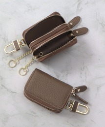 Blanc Pomme（ブランポム）の「本革 ダブルファスナー キーケース（キーケース/キーアクセサリー）」