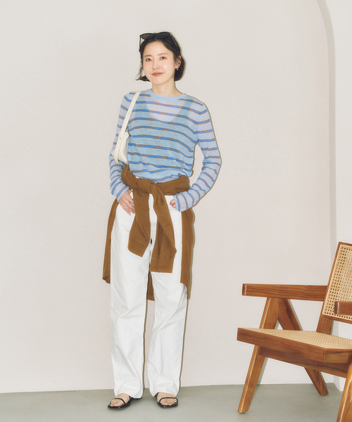 GRISE(グリーズ)の「MIDORI UEEDA×GRISEナローストラップフラットサンダル(サンダル・レディース・ブラック/ブラウン・SMALL/MEDIUM/LARGE/X-LARGE)」の7枚目の写真