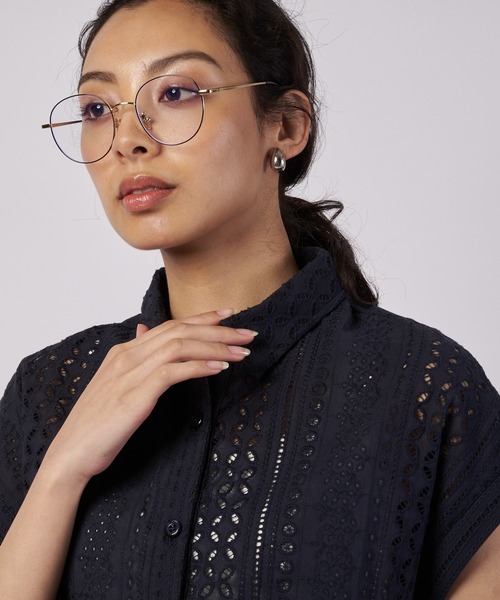 Eddie Bauer(エディーバウアー)の「シーサイドレース シャツ(シャツ/ブラウス・レディース・ネイビー/ホワイト/ミント/ベージュ・XL/S/L/M)」の12枚目の写真