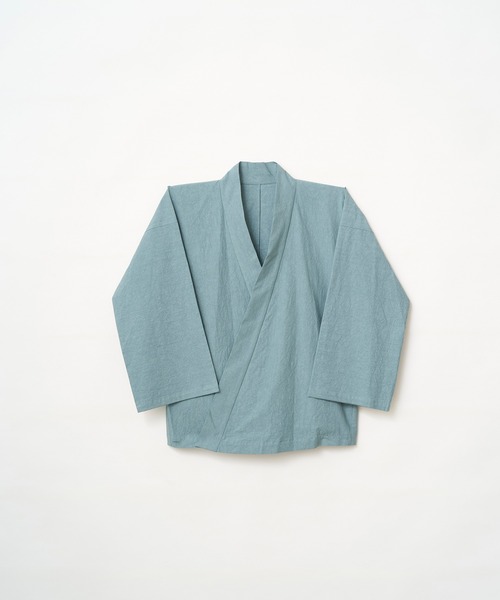 和ROBE（ワローブ）の「2026春　和ROBE / WA Y SHIRT（シャツ/ブラウス・メンズ・ホワイト系/ブラック/オリーブ系/ブルー・2/3）」の4枚目の写真