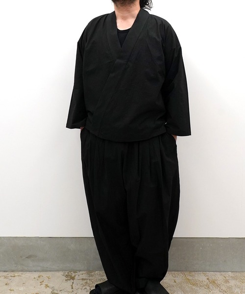 和ROBE（ワローブ）の「2026春　和ROBE / WA Y SHIRT（シャツ/ブラウス・メンズ・ホワイト系/ブラック/オリーブ系/ブルー・2/3）」の12枚目の写真