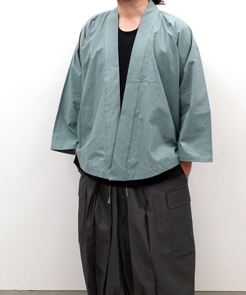 和ROBE（ワローブ）の「2026春　和ROBE / WA Y SHIRT（シャツ/ブラウス・メンズ・ホワイト系/ブラック/オリーブ系/ブルー・2/3）」の15枚目の写真
