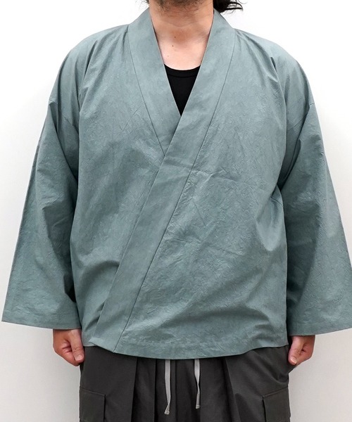 和ROBE（ワローブ）の「2026春　和ROBE / WA Y SHIRT（シャツ/ブラウス・メンズ・ホワイト系/ブラック/オリーブ系/ブルー・2/3）」の16枚目の写真