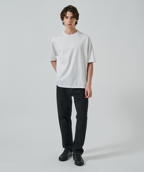 markaware(マーカウェア)の「【MARKAWARE/マーカウェア】COMFORT FIT Tee(Tシャツ/カットソー・メンズ・ブラック/ブルー/ホワイト・2/1)」の4枚目の写真