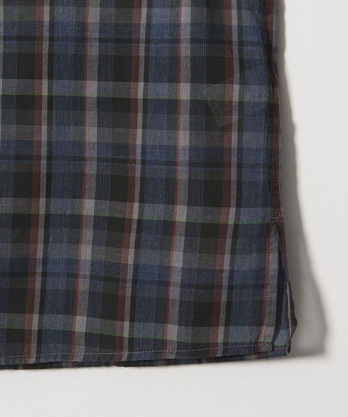 Steven Alan(スティーブンアラン)の「<Steven Alan> マドラスチェック レギュラーカラー ショートスリーブ シャツ BOX(シャツ/ブラウス・メンズ・ロイヤルブルー/ベージュ・XL/L/M/S)」の10枚目の写真