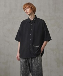 "CANDLE" emb. S/S BIG SHIRTS