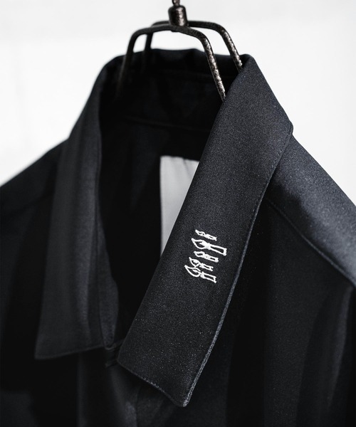 SHAREEF(シャリーフ)の「"CANDLE" emb. S/S BIG SHIRTS(シャツ/ブラウス・メンズ・ブラック/ホワイト・1/2/3)」の6枚目の写真
