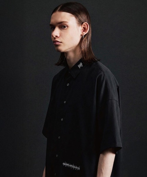 SHAREEF(シャリーフ)の「"CANDLE" emb. S/S BIG SHIRTS(シャツ/ブラウス・メンズ・ブラック/ホワイト・1/2/3)」の15枚目の写真