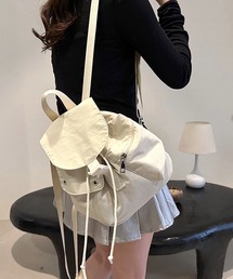 軽いバッグアシメポケットコンパクトリュックサック