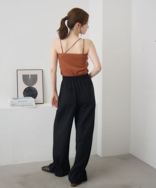 RETRO GIRL（レトロガール）の「2wayストラップカップ付キャミ（Tシャツ/カットソー・レディース・グリーン/オフホワイト/ブラック/オレンジ・FREE）」の20枚目の写真