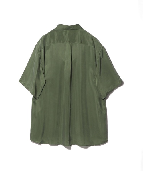ESTNATION(エストネーション)の「ESTNATION / キュプラ ショートスリーブシャツ(シャツ/ブラウス・メンズ・カーキ/ブルー・LARGE/MEDIUM)」の12枚目の写真