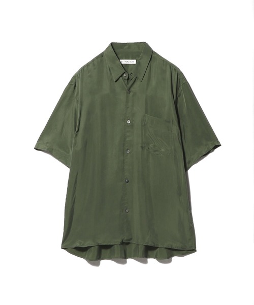 ESTNATION(エストネーション)の「ESTNATION / キュプラ ショートスリーブシャツ(シャツ/ブラウス・メンズ・カーキ/ブルー・LARGE/MEDIUM)」の18枚目の写真