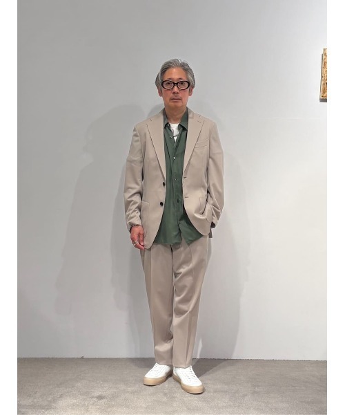 ESTNATION(エストネーション)の「ESTNATION / キュプラ ショートスリーブシャツ(シャツ/ブラウス・メンズ・カーキ/ブルー・LARGE/MEDIUM)」の8枚目の写真