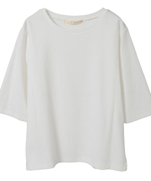 MELROSE claire(メルローズ クレール)の「【ジャガードリブシンプルセットインプルオーバー】(Tシャツ/カットソー・レディース・オフホワイト/ネイビー/セージグリーン・FREE)」の16枚目の写真