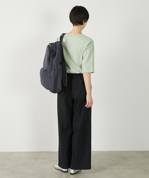 MELROSE claire(メルローズ クレール)の「【ジャガードリブシンプルセットインプルオーバー】(Tシャツ/カットソー・レディース・オフホワイト/ネイビー/セージグリーン・FREE)」の21枚目の写真