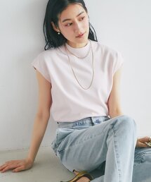 【シリーズ累計お気に入り数1.5万突破！接触冷感・UVカット】クールタッチUVハイネックフレンチニット