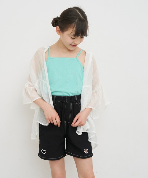 coca（coca）（コカ）の「【WEB限定セール】キッズ 親子お揃い シアークレープブラウス（シャツ/ブラウス・キッズ・レッド/ホワイト/ライトブルー・120/130/140/150）」の19枚目の写真