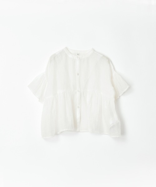 coca（coca）（コカ）の「【WEB限定セール】キッズ 親子お揃い シアークレープブラウス（シャツ/ブラウス・キッズ・レッド/ホワイト/ライトブルー・120/130/140/150）」の22枚目の写真