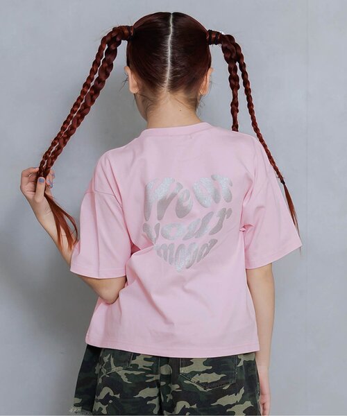 algy(アルジー)の「アソートカラバリ半袖Tシャツ(Tシャツ/カットソー・キッズ・ミント/ネイビー/ピンク/ブラック・120/130/140/150/160)」の4枚目の写真