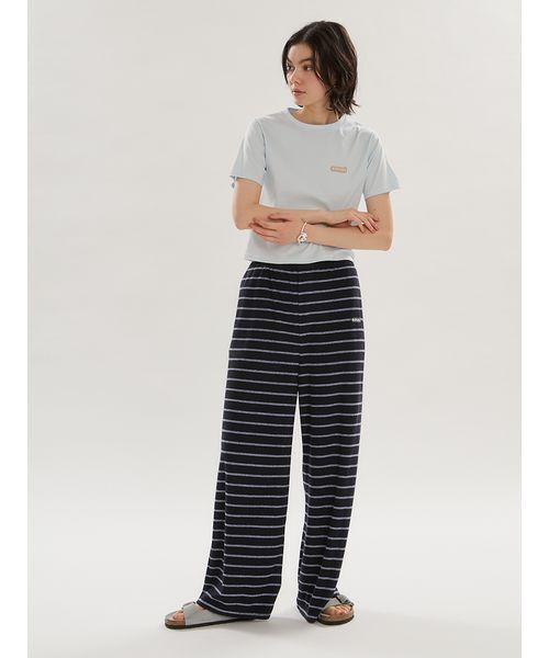 emmi(エミ)の「emmiロゴパイルイージーパンツ【セットアップ対応】(その他パンツ・レディース・グレー/ネイビー/バーガンディー・1/0)」の20枚目の写真