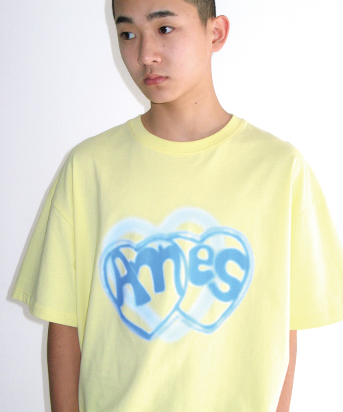 AMESWORLDWIDE(アメスワールドワイド)の「HEART SPRAY TEE YELLOW(Tシャツ/カットソー・レディース・その他・SMALL/MEDIUM/LARGE)」の11枚目の写真