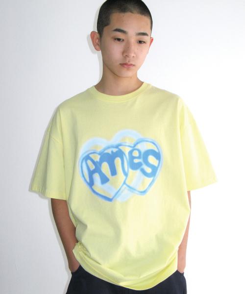 AMESWORLDWIDE(アメスワールドワイド)の「HEART SPRAY TEE YELLOW(Tシャツ/カットソー・レディース・その他・SMALL/MEDIUM/LARGE)」の12枚目の写真