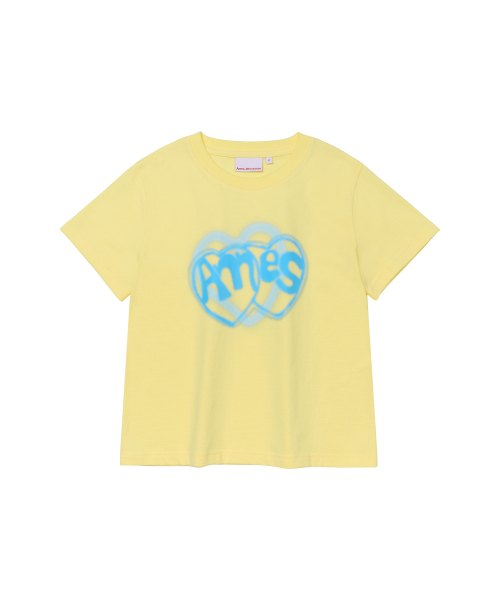AMESWORLDWIDE(アメスワールドワイド)の「HEART SPRAY TEE YELLOW(Tシャツ/カットソー・レディース・その他・SMALL/MEDIUM/LARGE)」の15枚目の写真