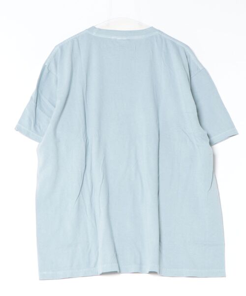 HOUSTON(ヒューストン)の「HOUSTON ピグメントプリントTシャツ(SANTA MONICA)(Tシャツ/カットソー・メンズ・ブラック/ブルー/イエロー・X-LARGE/LARGE/MEDIUM/XX-LARGE)」の6枚目の写真
