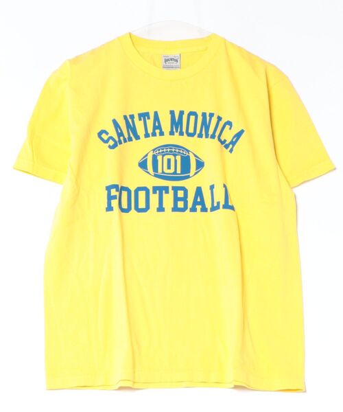 HOUSTON(ヒューストン)の「HOUSTON ピグメントプリントTシャツ(SANTA MONICA)(Tシャツ/カットソー・メンズ・ブラック/ブルー/イエロー・X-LARGE/LARGE/MEDIUM/XX-LARGE)」の8枚目の写真