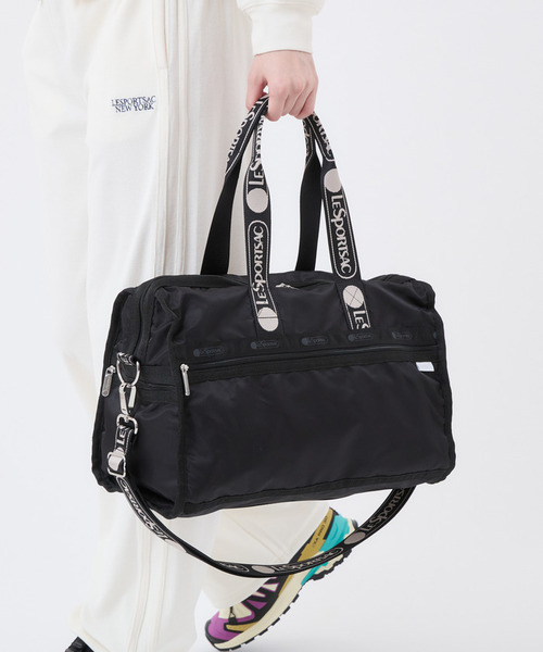 DELUXE MED WEEKENDER MH ロゴジャガードブラックスナイデル（ボストン