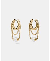 セール】Small Pyramid Hoops（ピアス（両耳用））｜SOPHIE BUHAI