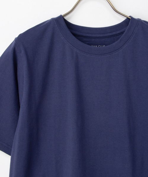 Honeys(ハニーズ)の「【接触冷感・ひんやりコットン】ひんやり綿半袖Tシャツ(Tシャツ/カットソー・レディース・スミクロ/レッド/ブラック/ブラウン/ダークブルー/オフホワイト・S/M/LL/L)」の19枚目の写真