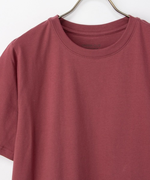 Honeys(ハニーズ)の「【接触冷感・ひんやりコットン】ひんやり綿半袖Tシャツ(Tシャツ/カットソー・レディース・スミクロ/レッド/ブラック/ブラウン/ダークブルー/オフホワイト・S/M/LL/L)」の21枚目の写真
