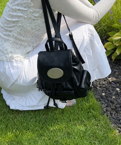 LOTSYOU（ロッツユー）の「[Leather] Nostalgia Twinkle Backpack BLACK（バックパック/リュック・レディース・その他・OS）」の9枚目の写真