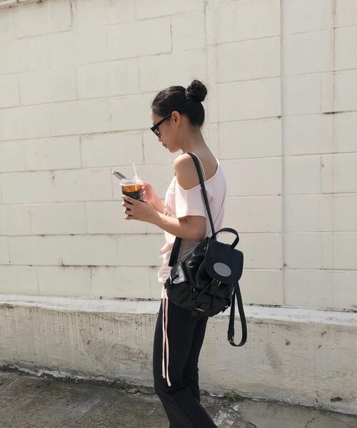 LOTSYOU（ロッツユー）の「[Leather] Nostalgia Twinkle Backpack BLACK（バックパック/リュック・レディース・その他・OS）」の6枚目の写真