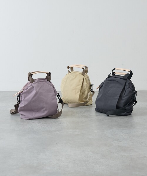 EARTH MADE（アースメイド）の「【WEB限定】【EARTH MADE】軽量ナイロンミニ2WAYショルダーバッグ（ショルダーバッグ・レディース・ベージュ/ブラック/パープル・フリー）」の7枚目の写真