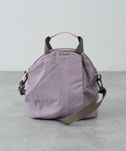 EARTH MADE（アースメイド）の「【WEB限定】【EARTH MADE】軽量ナイロンミニ2WAYショルダーバッグ（ショルダーバッグ・レディース・ベージュ/ブラック/パープル・フリー）」の10枚目の写真