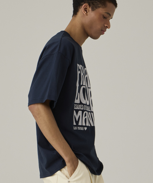 URBANAGE(アーバンエイジ)の「MANIACオーバー半袖ネイビー(Tシャツ/カットソー・レディース・その他・MEDIUM/LARGE)」の13枚目の写真