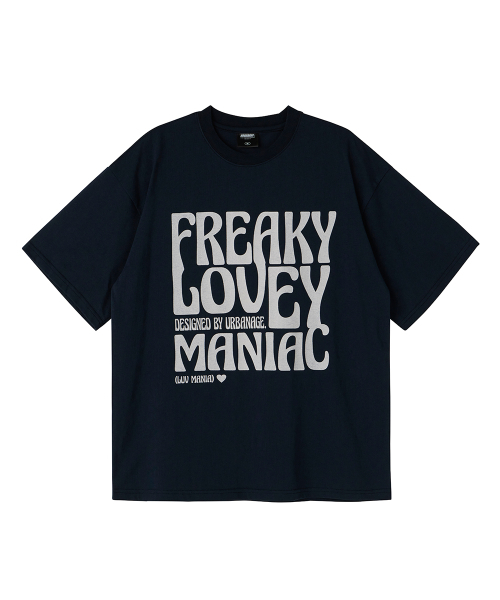 URBANAGE(アーバンエイジ)の「MANIACオーバー半袖ネイビー(Tシャツ/カットソー・レディース・その他・MEDIUM/LARGE)」の12枚目の写真