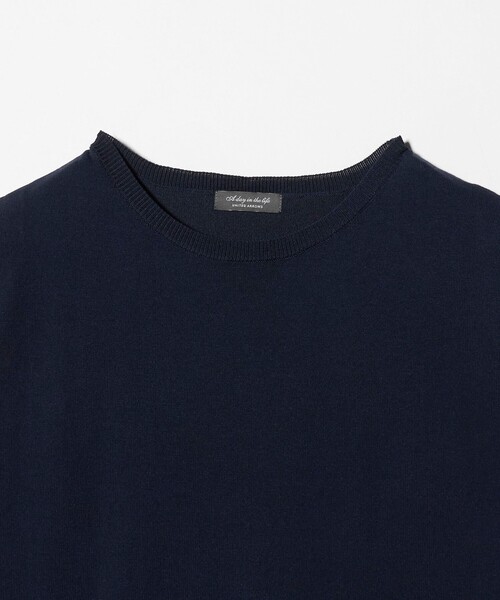 A DAY IN THE LIFE UNITED ARROWS(アデイインザライフユナイテッドアローズ)の「コンビ ペプラム ノースリーブニット ‐ウォッシャブル‐<A DAY IN THE LIFE>(ニット/セーター・レディース・ライトグレー/ブラック/ネイビー・FREE)」の12枚目の写真