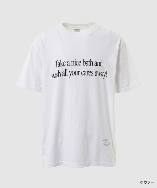 TANGTANG(タンタン)の「EVANGELION/WASH YOUR LIFE(Tシャツ/カットソー・メンズ・ホワイト・XL/L/S)」の1枚目の写真
