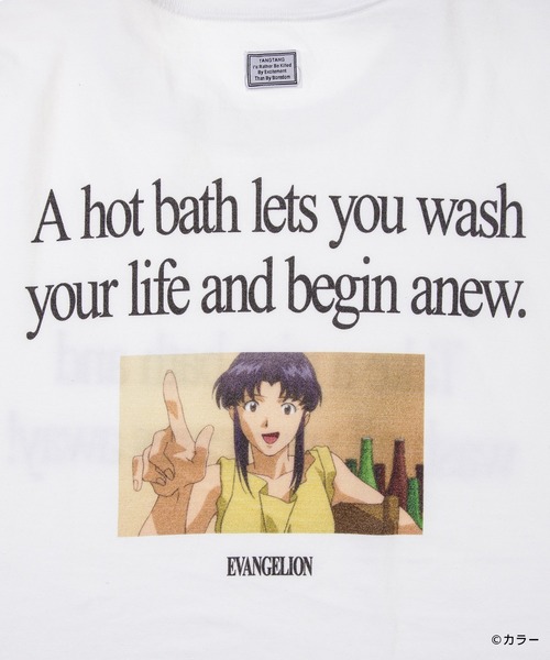 TANGTANG(タンタン)の「EVANGELION/WASH YOUR LIFE(Tシャツ/カットソー・メンズ・ホワイト・XL/L/S)」の3枚目の写真