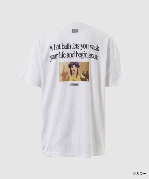 TANGTANG(タンタン)の「EVANGELION/WASH YOUR LIFE(Tシャツ/カットソー・メンズ・ホワイト・XL/L/S)」の2枚目の写真
