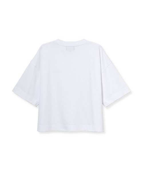 Barbour(バブアー)の「クロップドロゴ Tシャツ(Tシャツ/カットソー・レディース・ピンク/ミント/ブラック/ホワイト/イエロー・MEDIUM/SMALL)」の7枚目の写真