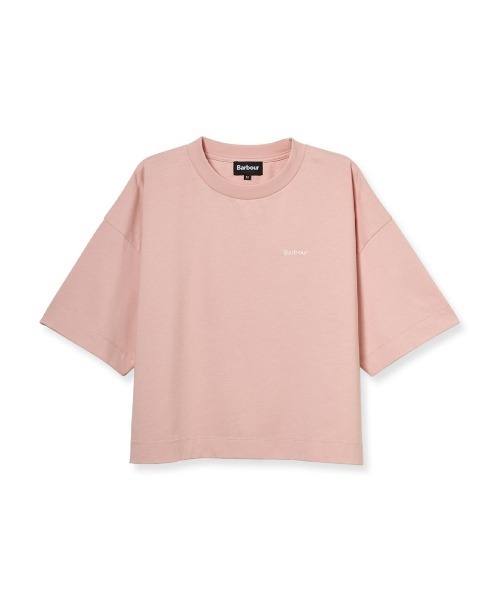 Barbour(バブアー)の「クロップドロゴ Tシャツ(Tシャツ/カットソー・レディース・ピンク/ミント/ブラック/ホワイト/イエロー・MEDIUM/SMALL)」の10枚目の写真