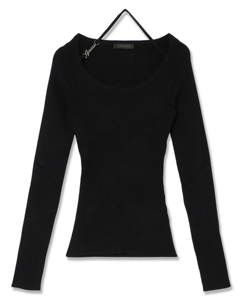 Guess(ゲス)の「MEGHAN Sweater セーター ニット(ニット/セーター・レディース・クリーム/ブラック/ライトピンク・X-SMALL/SMALL/MEDIUM/LARGE)」の2枚目の写真