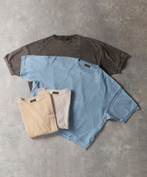 JOURNAL STANDARD J.S HOMESTEAD(ジャーナルスタンダードホームステッド)の「J.S.Homestead / オーバーラージ ポンチョ ショートスリーブ Tシャツ(Tシャツ/カットソー・メンズ・チャコールグレー/ベージュ/ブラック/コバルトブルー・FREE)」の6枚目の写真