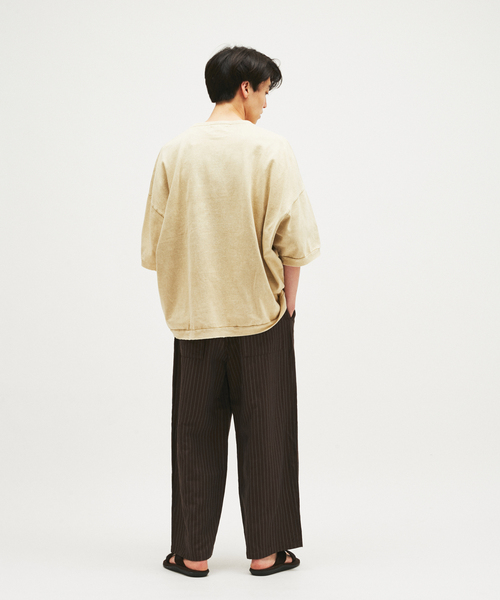 JOURNAL STANDARD J.S HOMESTEAD(ジャーナルスタンダードホームステッド)の「J.S.Homestead / オーバーラージ ポンチョ ショートスリーブ Tシャツ(Tシャツ/カットソー・メンズ・チャコールグレー/ベージュ/ブラック/コバルトブルー・FREE)」の18枚目の写真