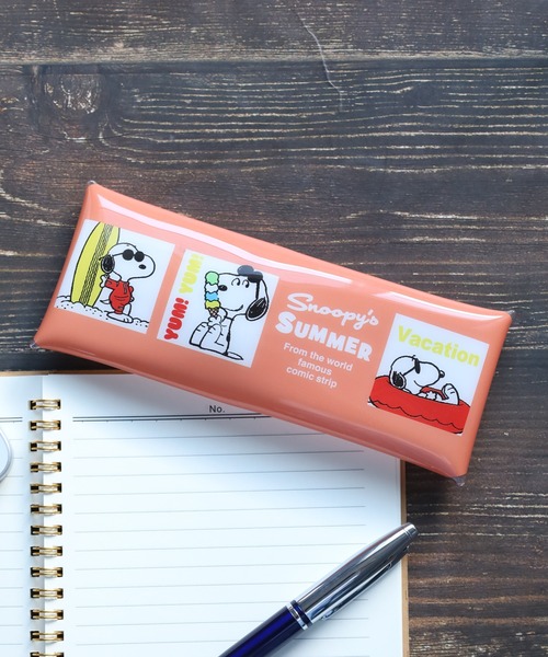 SNOOPY スヌーピー クリアマルチケース Lサイズ スリム（その他雑貨